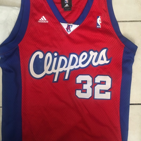 Men’s Vintage Blake Griffin 32 Red Adidas Jersey Los Angeles Clippers Sz Small - Picture 3 of 16